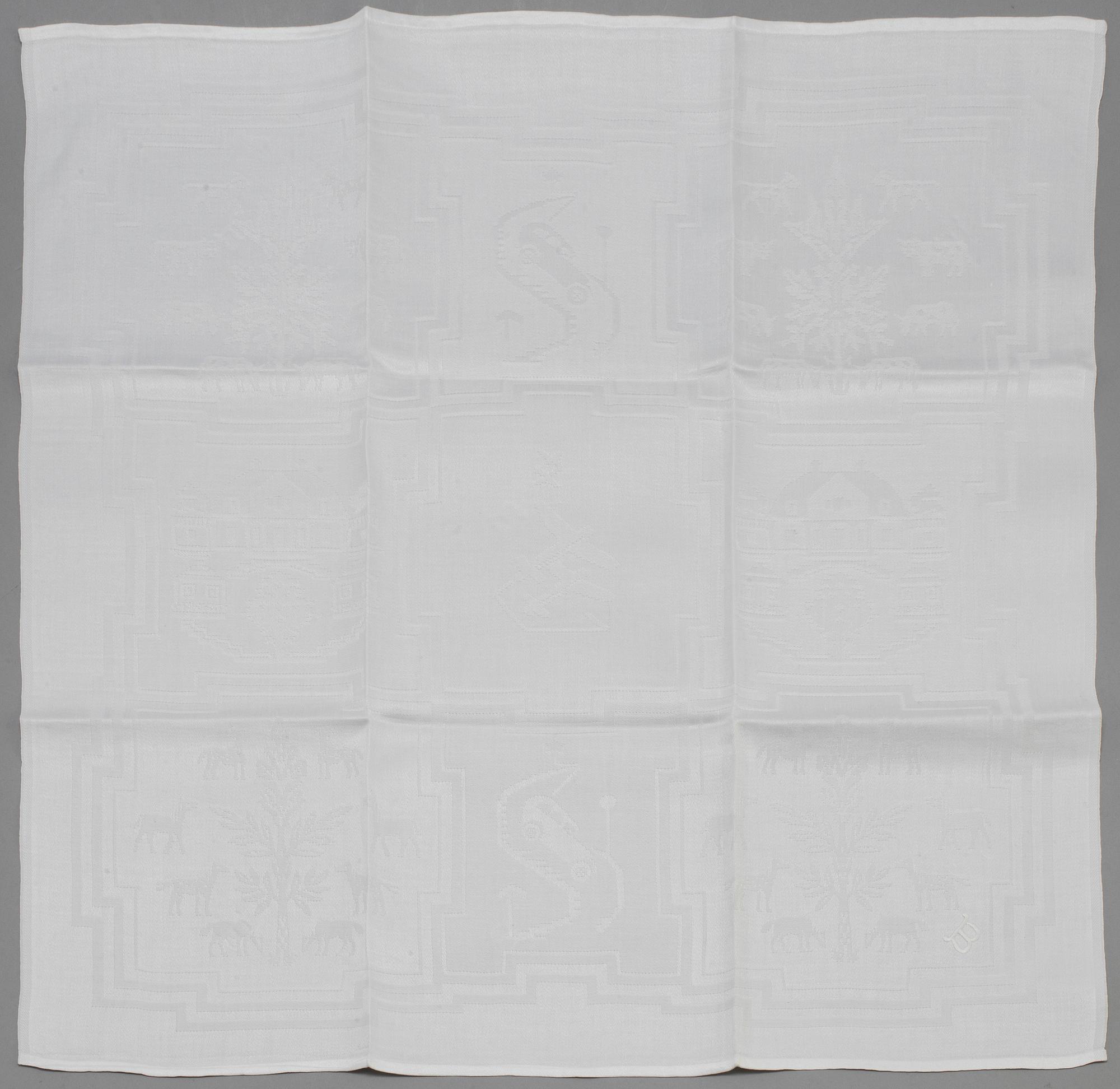 SAMLING LINNEDAMAST, 22 delar.