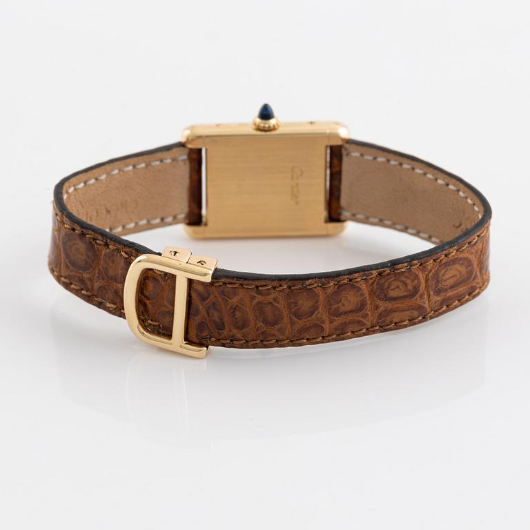 Cartier, Tank, Paris, wristwatch, 20,5, x 20 (28) mm.