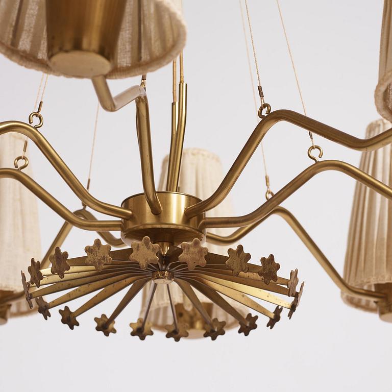 Hans Bergström, a chandelier model "3", Asea, Sweden 1940s-50s.