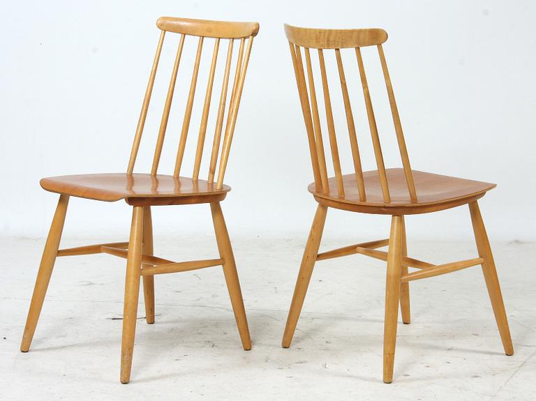 SOFFA, “Florett nr 150” samt STOLAR, ett par, AB Bröderna Wigells stolfabrik.