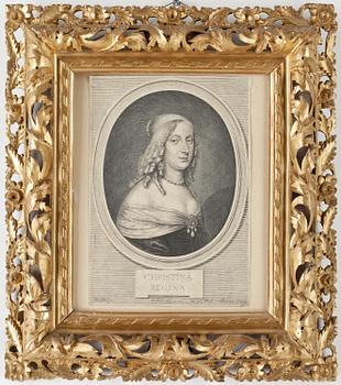 DAVID BECK, kopparstick, sign i trycket, J Falck, Stockholm 1649.