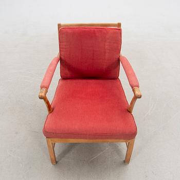 Josef Frank, fåtölj, modell "667", Svenskt Tenn, 1900-talets slut.