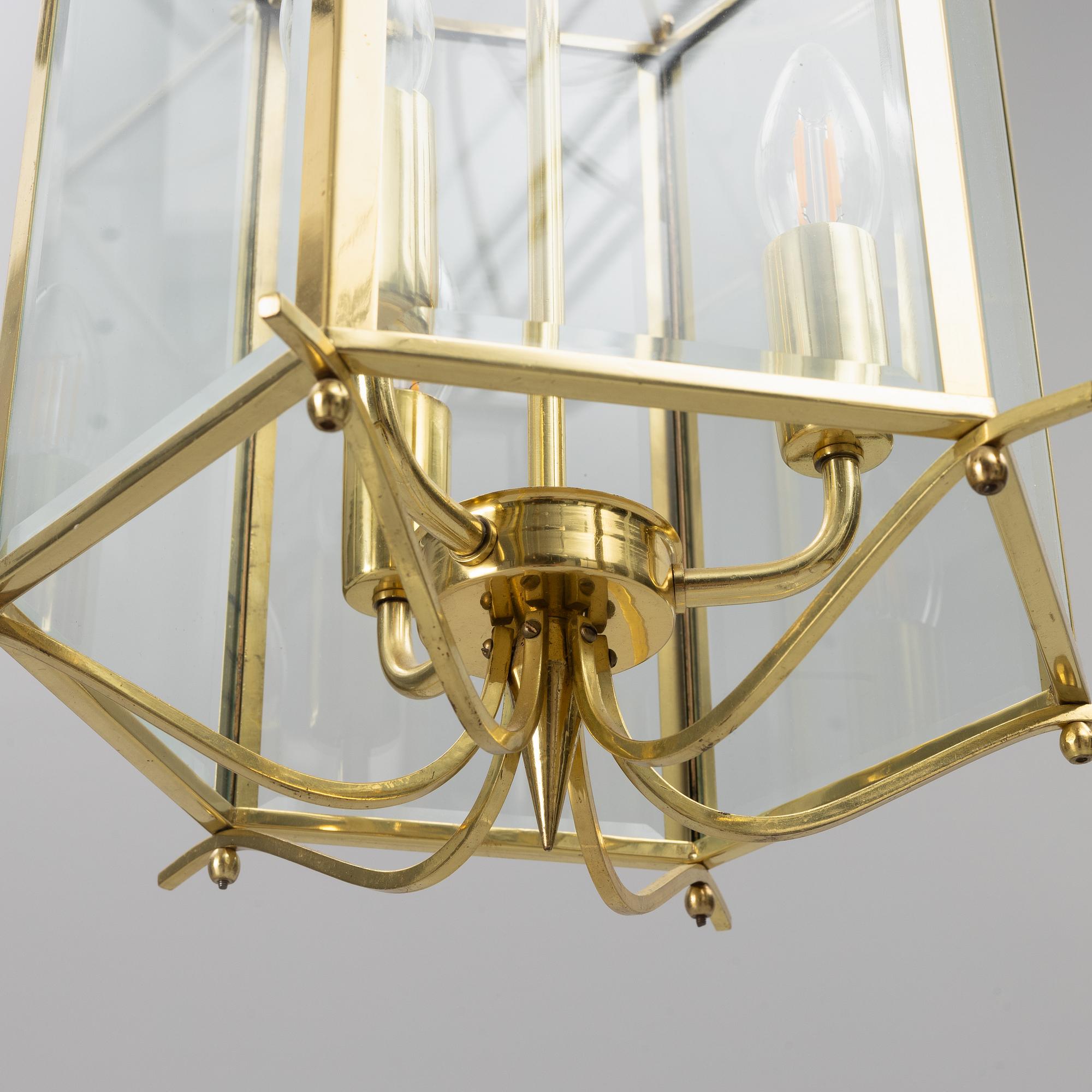 A ceiling lamp, late 20th Century.
