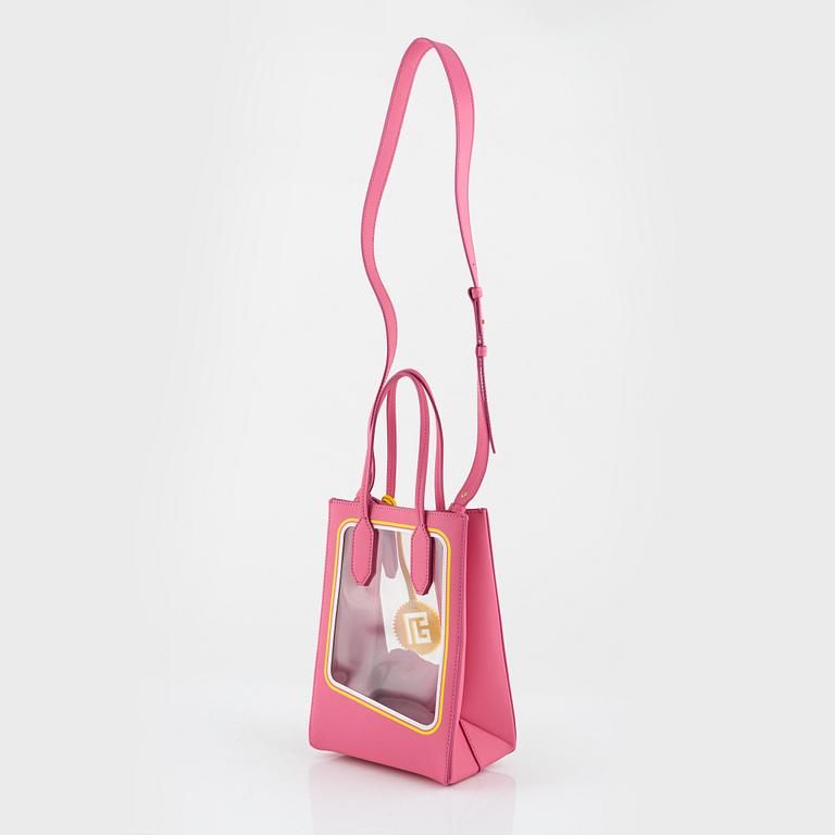 Balmain X Barbie PVC Shopper Tote Bag, limited edition, 2022.