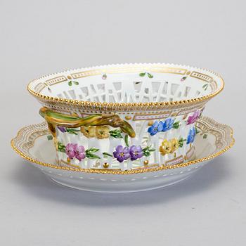 GALLERSKÅL med FAT. "Flora Danica", Kungl Dansk, 1900-tal.
