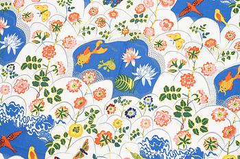 Josef Frank, a 'Guldfisk' bedspread, Svenskt Tenn.