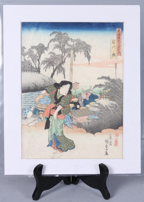 TRÄSNITT, Japan, 1800/1900-tal.