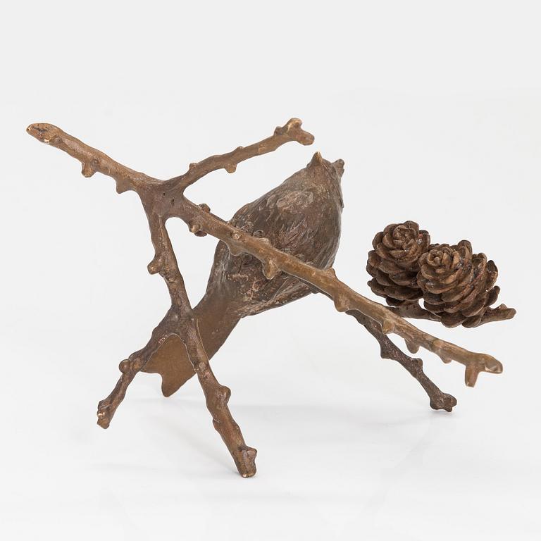 Osmi Nyström, Bird on a branch.