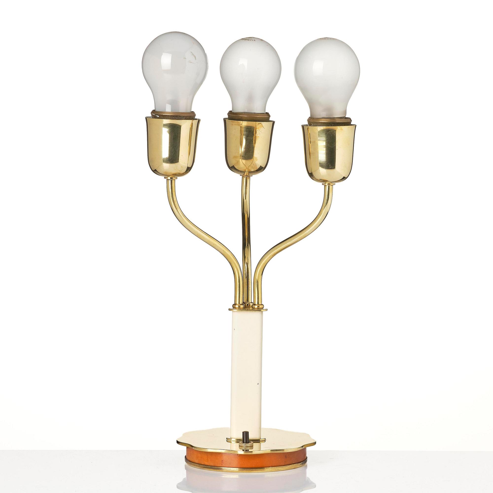 Harald Notini, a table lamp model "15484", Arvid Böhlmarks Lampfabrik, Stockholm, 1940s.