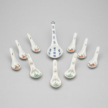 SKEDAR, 6+3+1 st, porslin Kina, 1900-tal.