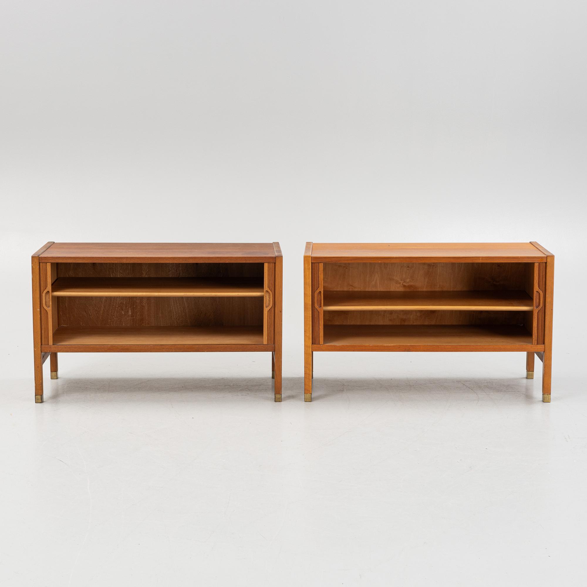 Carl-Axel Acking, likely, a pair of sideboards, Svenska Möbelfabrikerna, Bodafors, mid-20th century.