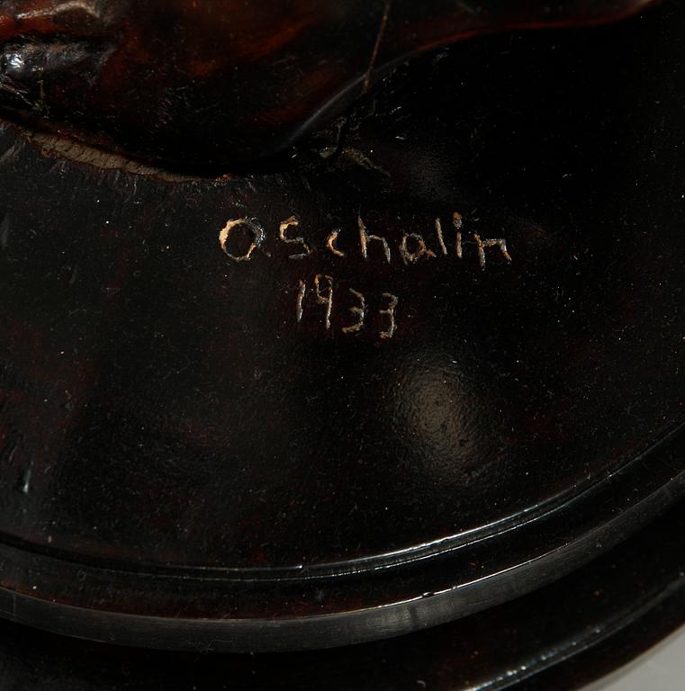 GOLVLAMPA, signerad O.Schalin, 1933.