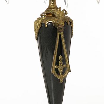 Kandelabrar, ett par, 1800- talets slut.