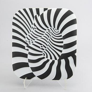 VICTOR VASARELY, Rosenthal, Edition-77, porcelaine.
