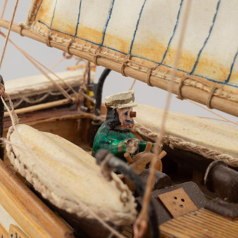 Ship model, 20th century.