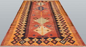 A kurdish kilim carpet, ca 320 x 180 cm.