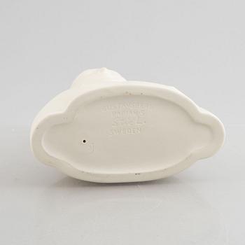 Stig Lindberg, figurin, parian, "Mannen med masken", Gustavsberg.