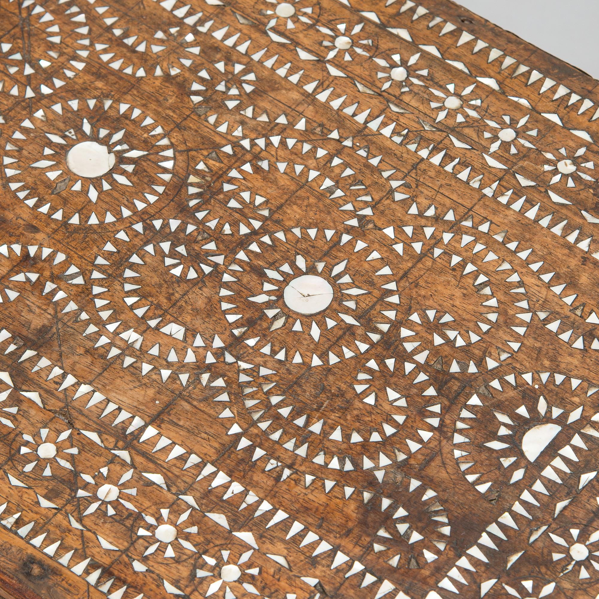 Two shell inlay chests, Philippines 20th century.