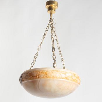 Takampel, alabaster, 1920-tal.