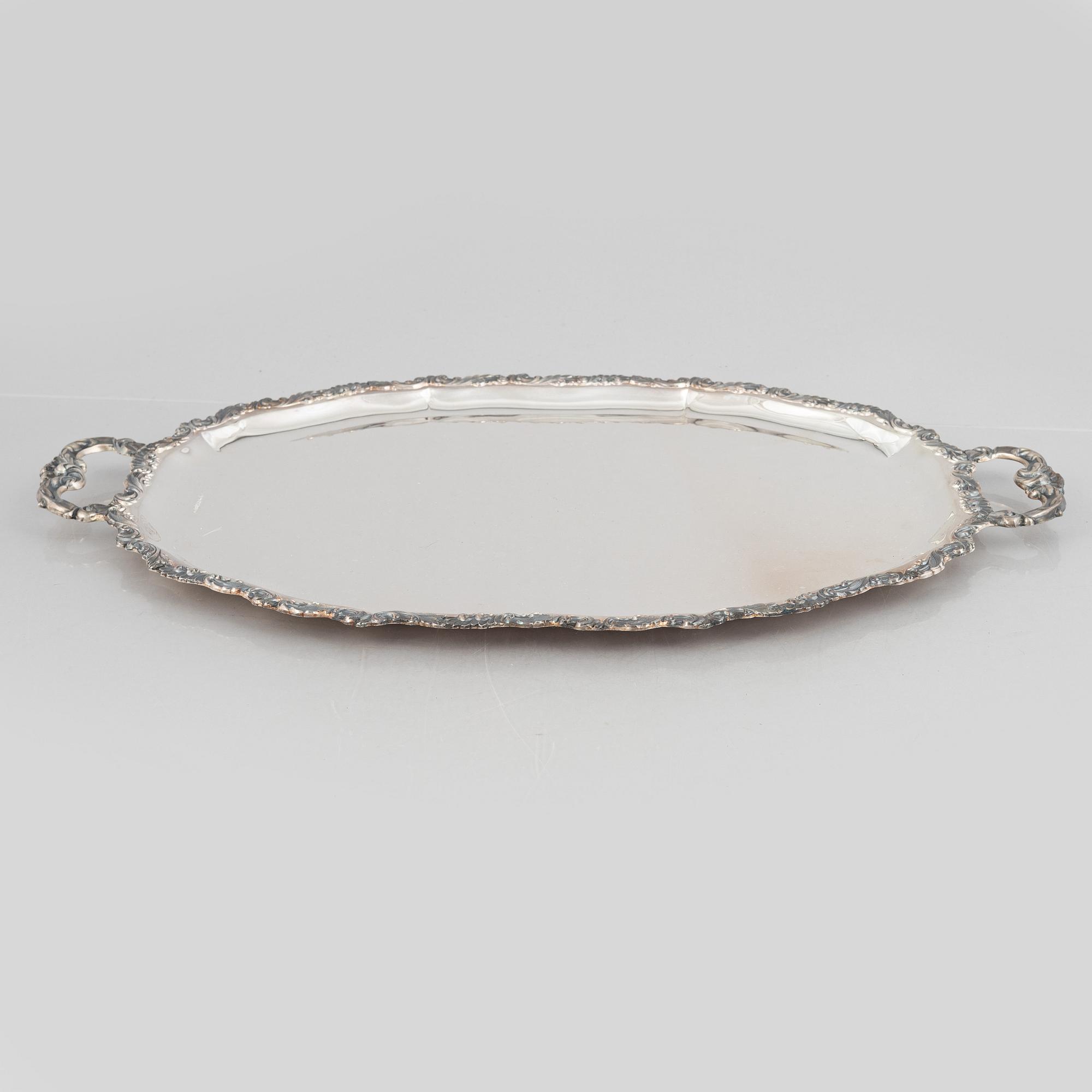 A silver tray, Kultakeskus, Hämeenlinna, Finland 1980.
