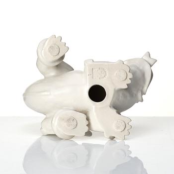 Wilhelm Kåge, a stoneware sculpture of a dragon puppy, Gustavsberg, Sweden 1940-1950s.