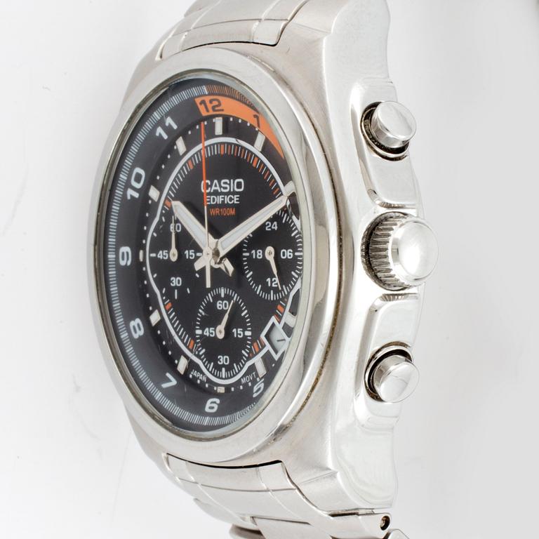 CASIO, Edifice, chronograph, wristwatch, 40 mm,