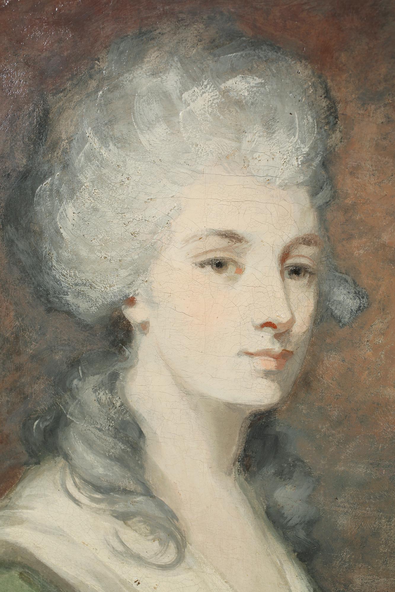 JOSHUA REYNOLDS, his school, oil on canvas.