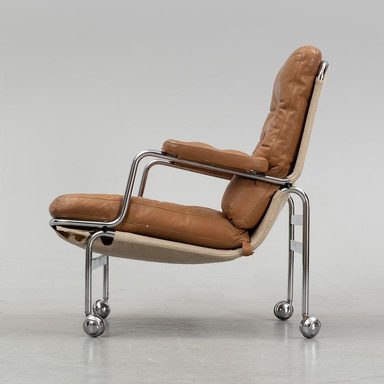 A model 'Karin' easy chair by Bruno Mathsson for Dux.