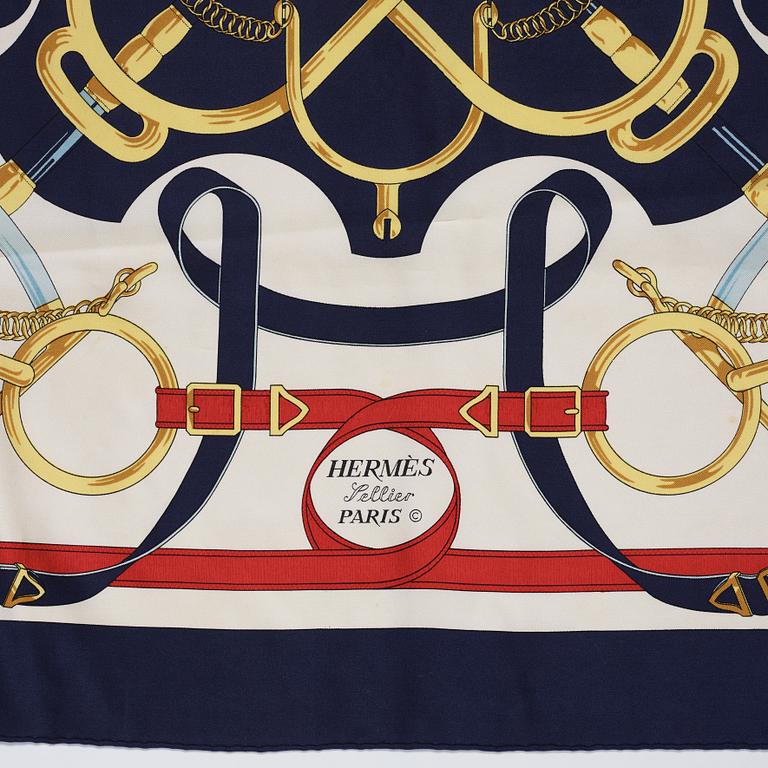 Hermès, scarf, "Eperon d'Or".