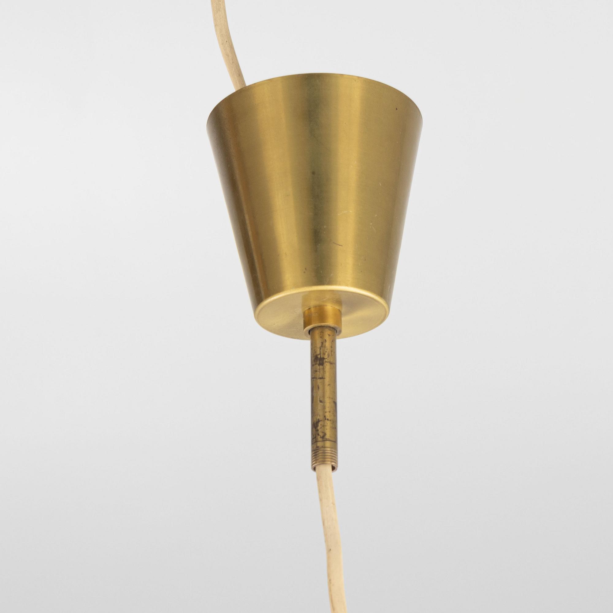 A model "5624" ceiling lamp, Einar Bäckströms Metallvarufabrik, 1950's.