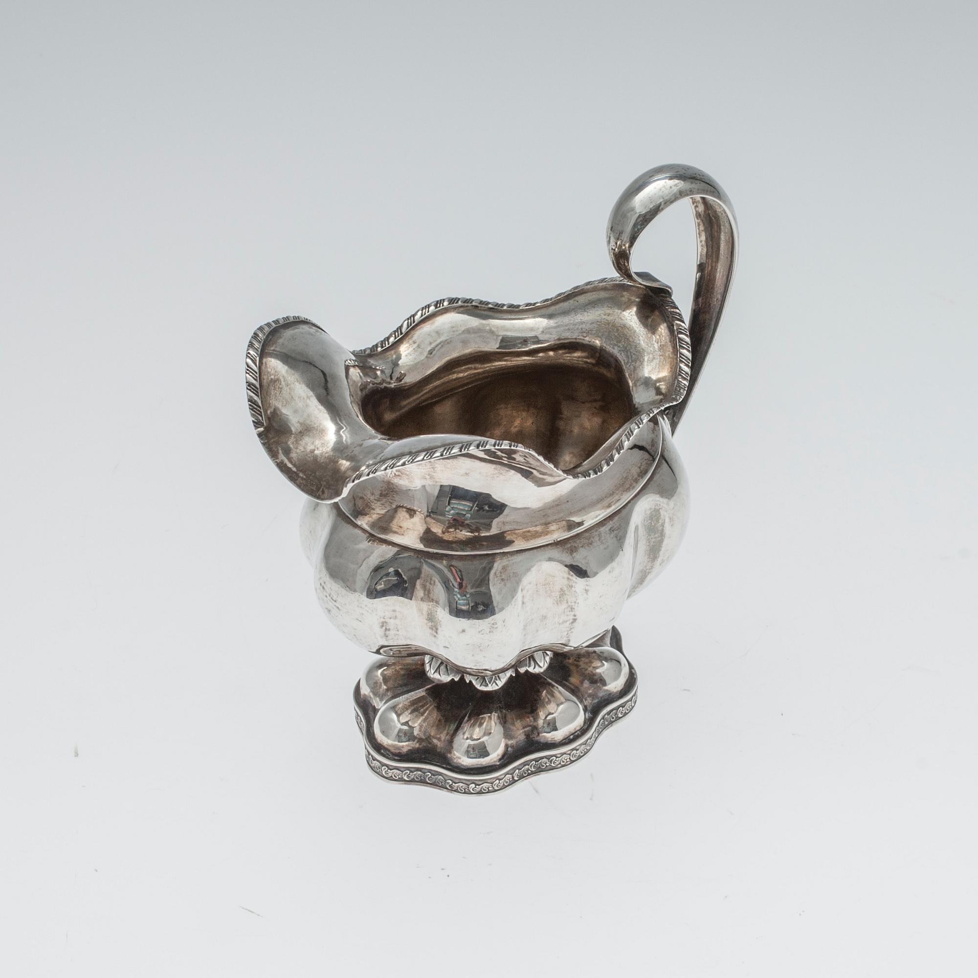 GRÄDDSNÄCKA, silver, Finland 1849. Vikt 138 g.