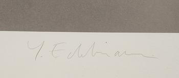 YRJÖ EDELMANN, färglitografi. Signerad och numrerad 111/150.
