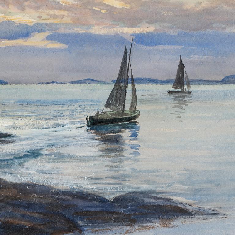 Anna Gardell-Ericson, watercollour, signed.