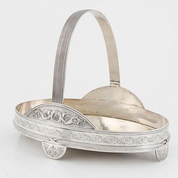 An American Sterling Silver Basket, mark of Gorham, Providence, Rhode Island, circa 1900.