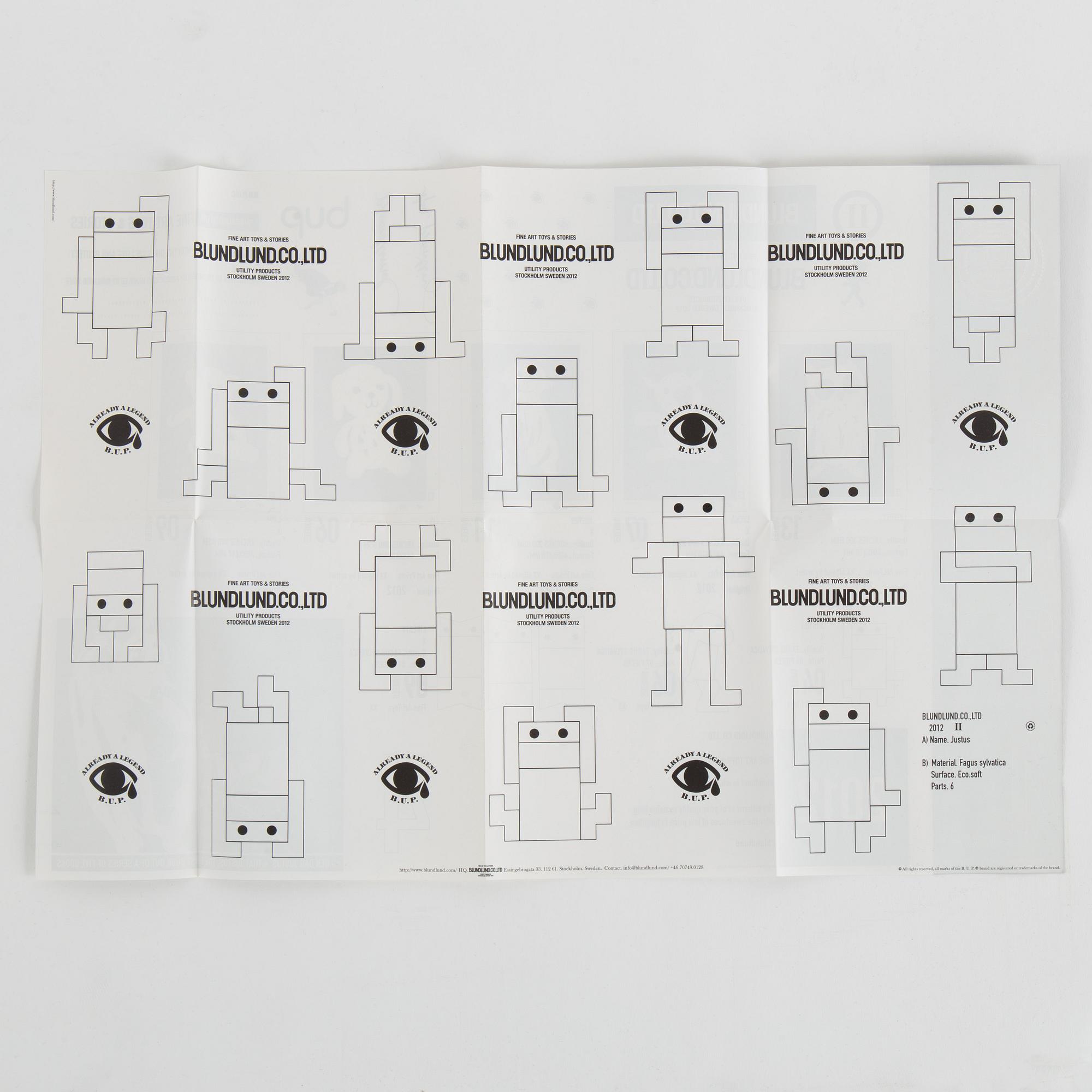 BLUNDLUND, "Justus", Material: Fagus Sylvatica. Ed 2/100. Signed.