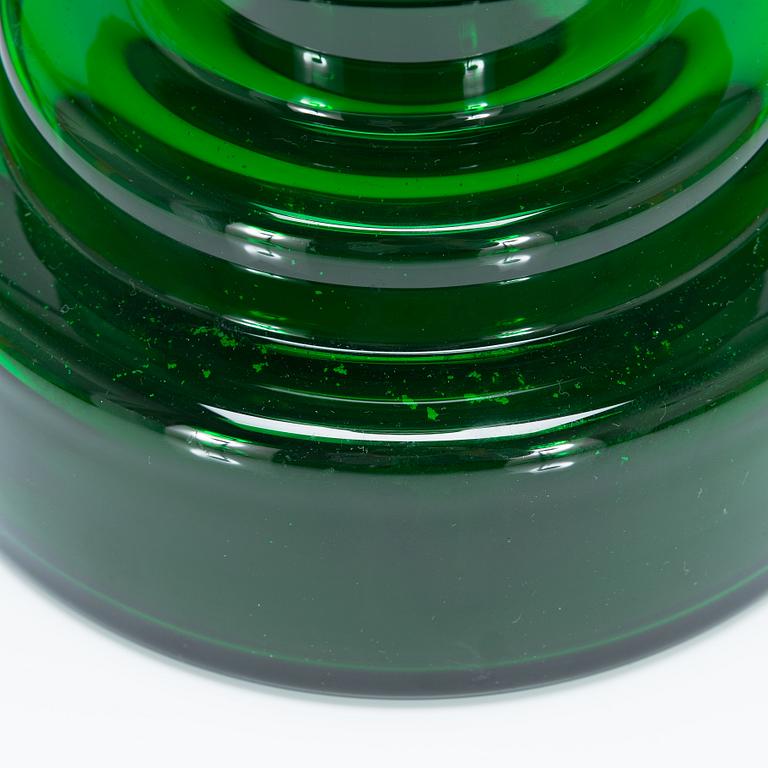 Oiva Toikka, kynttilänjalka/maljakko, "Majakka", signeerattu Notsjö Nuutajärvi.