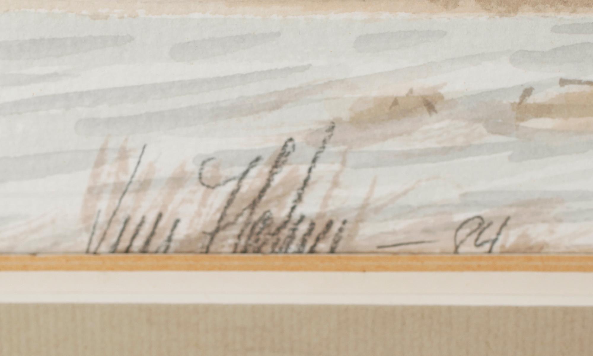 LARS HOLM, 2 st, akvareller, signerade och daterade -83 och -84.