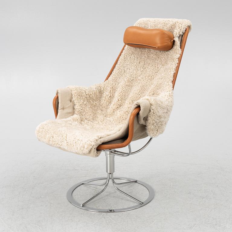 Bruno Mathsson, armchair with footstool, "Jetson", Dux samt Bruno Mathsson International.