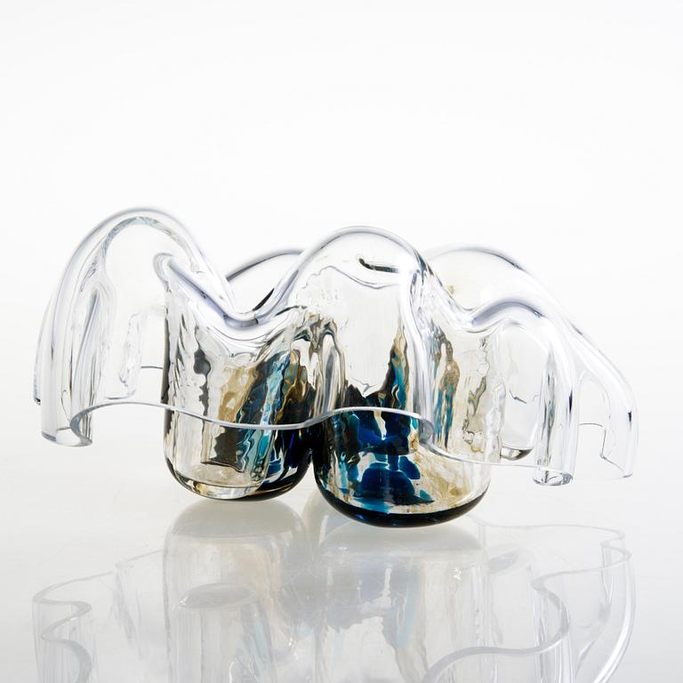 HELENA TYNELL, A Moonwalk' glass sculpture signed Helena Tynell, Riihimäen Lasi Oy. Designed in 1973.