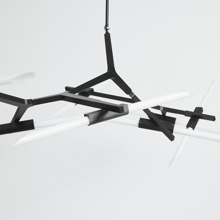 Lindsey Adelman, an "Agnes Chandelier 14" ceiling lamp, Roll and Hill, USA, post 2010.