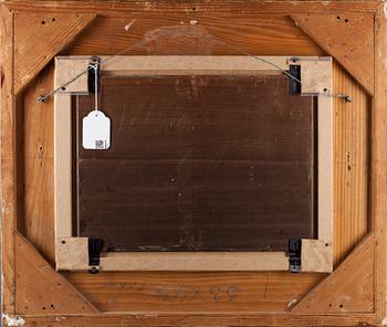 EMIL VOLKERS, öljy levylle, signeerattu ja päivätty 1899.