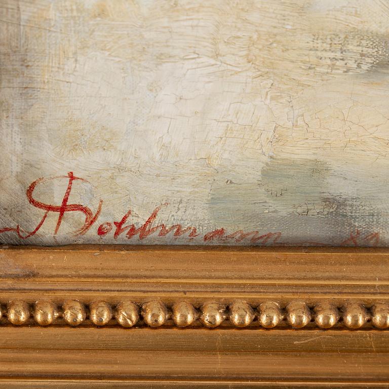 AUGUSTA DOHLMANN, oil on canvas, signed and dated -89.