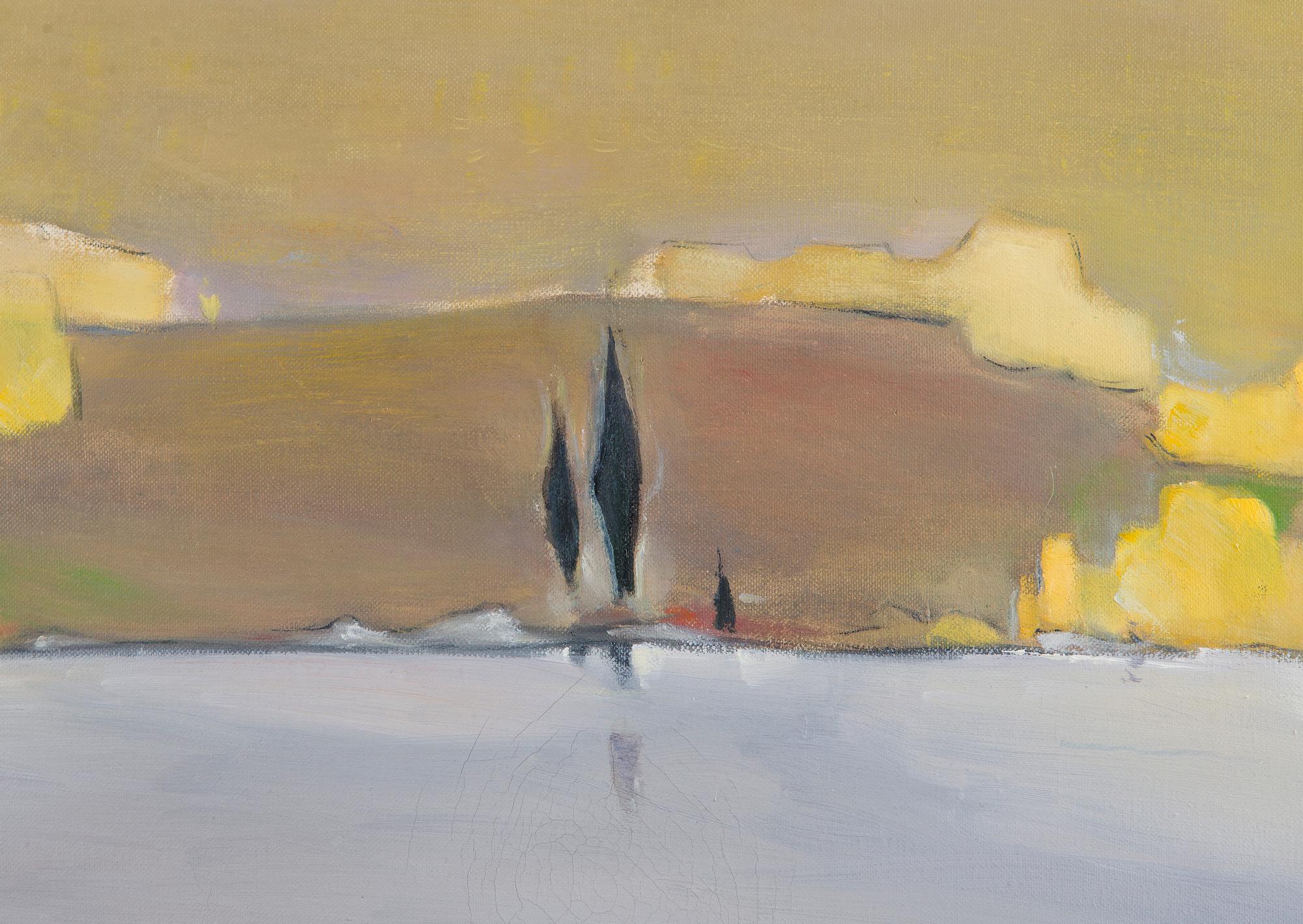 Einar Reuter (H. Ahtela), Yellow landscape.
