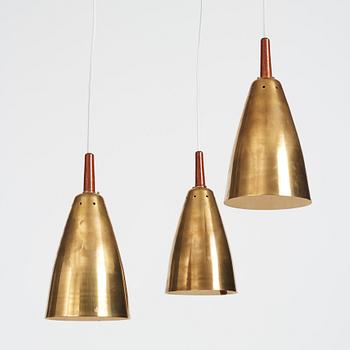 Hans-Agne Jakobsson, a ceiling lamp, model 'S-756-3', Hans Agne Jakobsson AB, Åhus, Sweden 1950s.