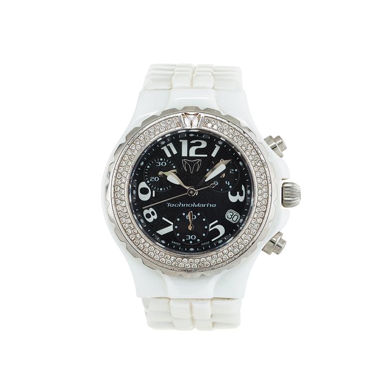 TechnoMarine - Ceramic Lady Chrono. Ceramic. Quartz. Ø 39 mm. 2005.