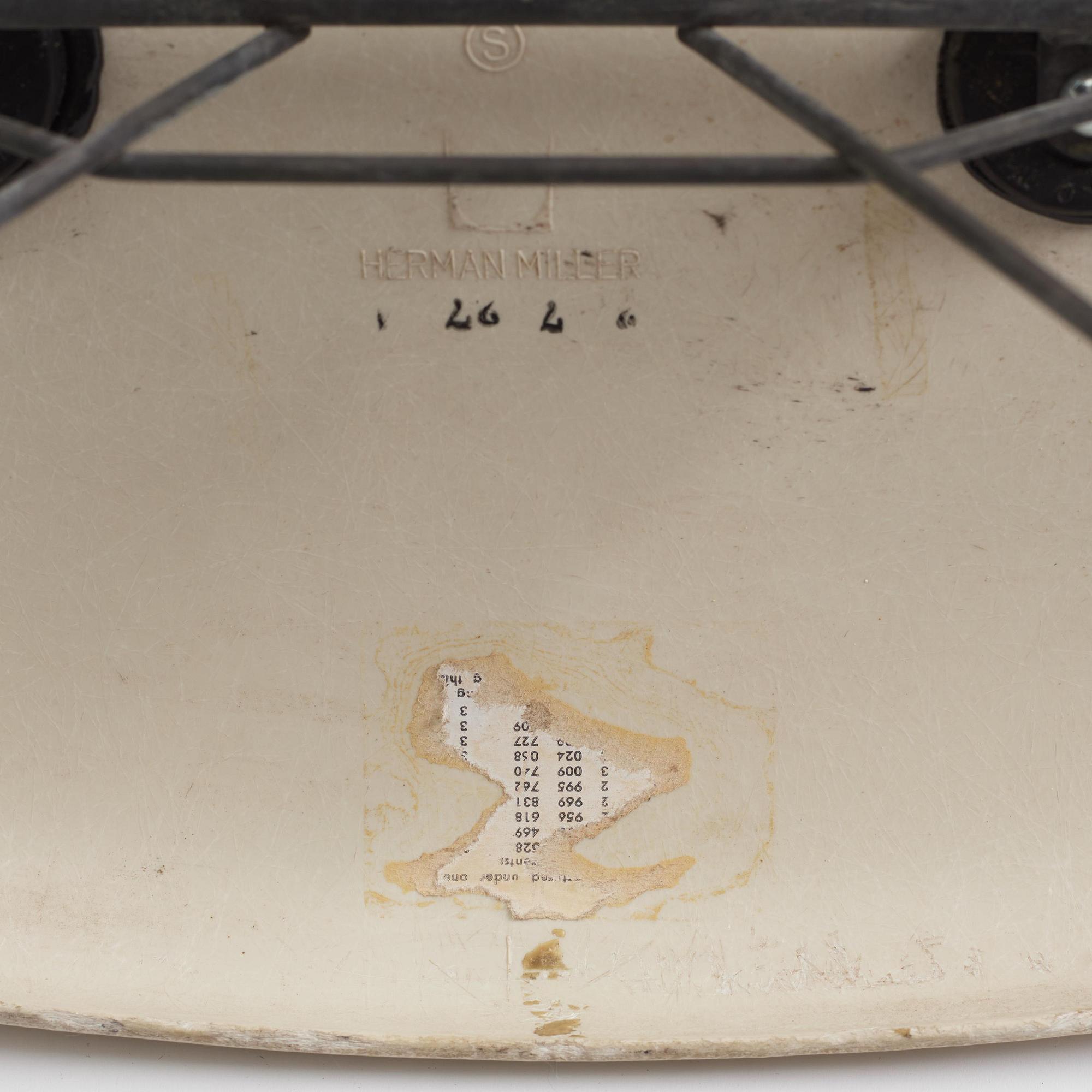 Charles & Ray Eames, a "RAR" rocking chair, Herman Miller, USA, 1964-78.