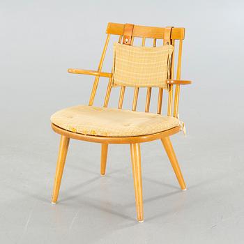 A mid 20th century "Sibbo" armchair, designed by Yngve Ekström.