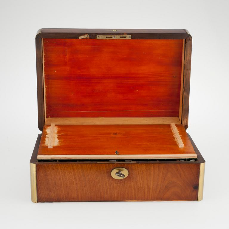 SKRIVSCHATULL, England, 1800-tal.