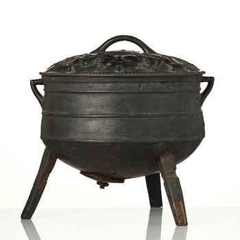 Bröllopsgryta, Hellefors styckebruk, daterad 1807.