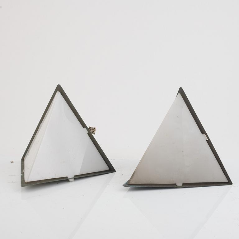 Hans-Agne Jakobsson, outdoor lighting, a pair, likely from Markaryd, second half of the 20th century.